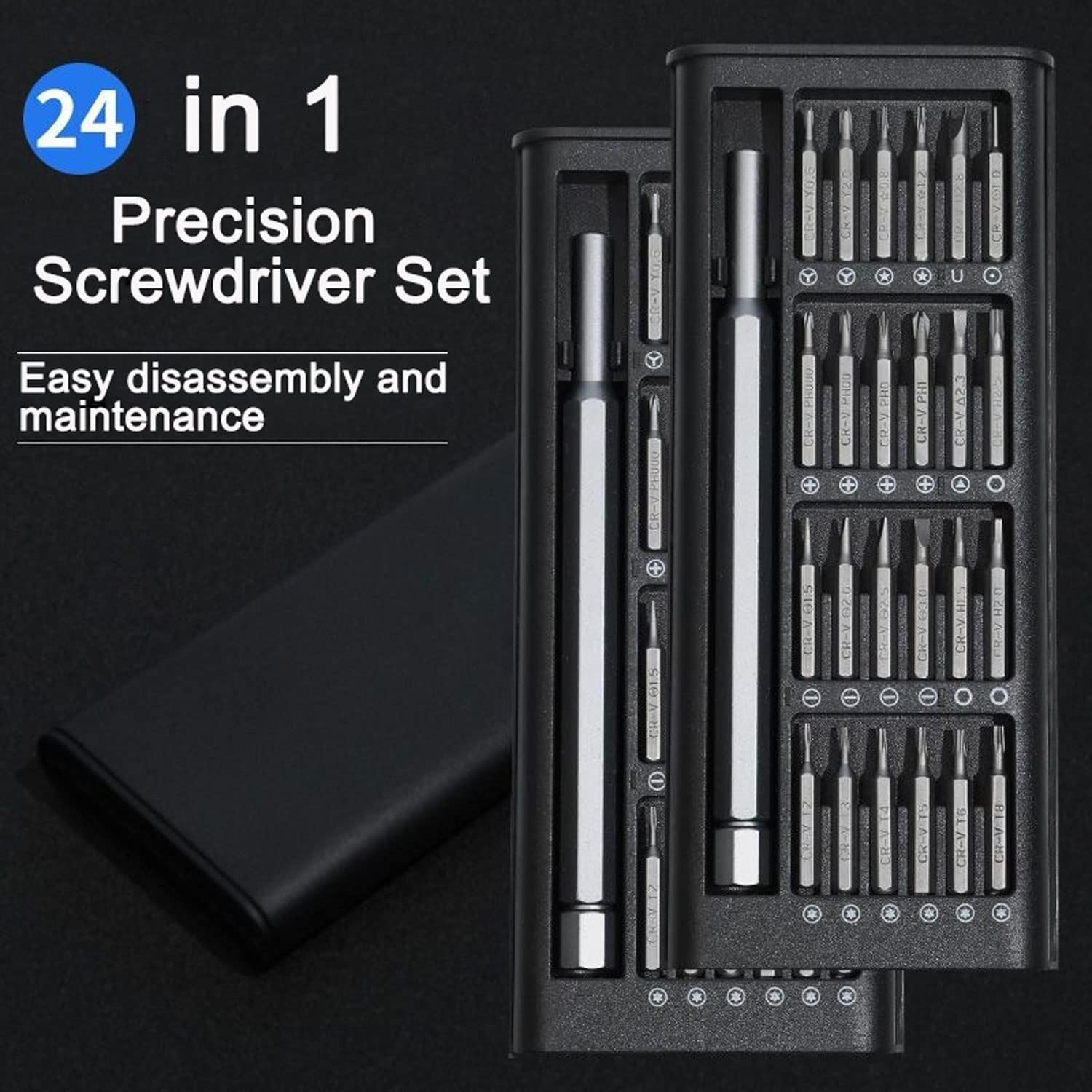 24 in 1 Precision Screwdriver Set Multi-tool Magnetic Screwdriver Repair Kit